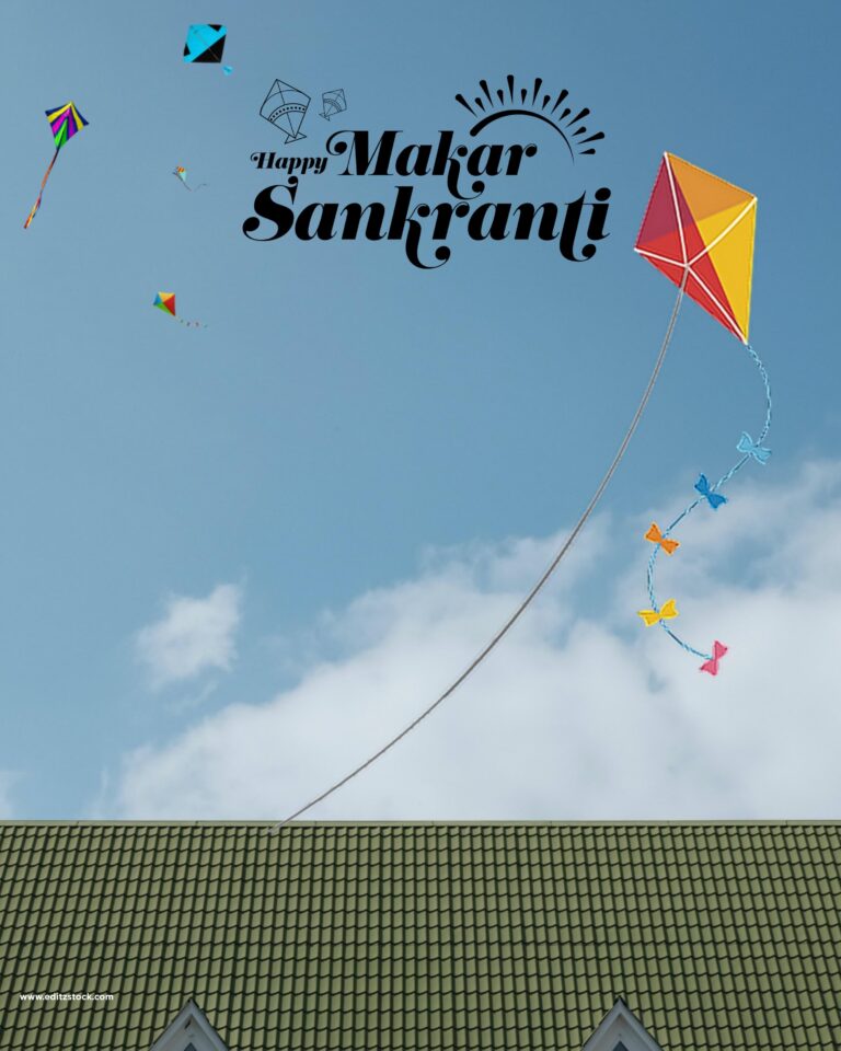 makar sankranti 2022 free hd background download by Editzstock.com