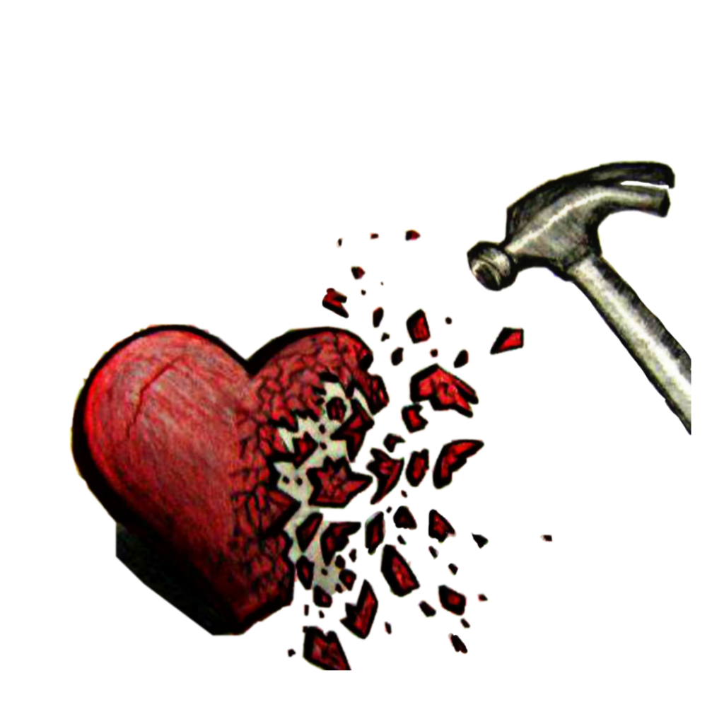 Hammer Broke Heart Png
