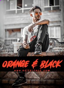 Orange and black preset