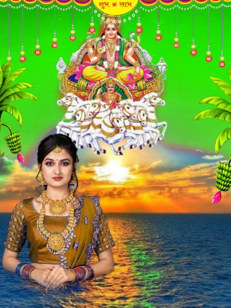 Happy chhath puja editing background