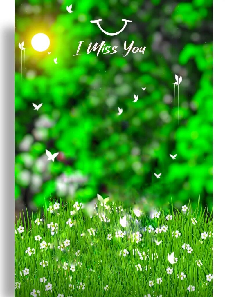 I miss you hd cb editing background