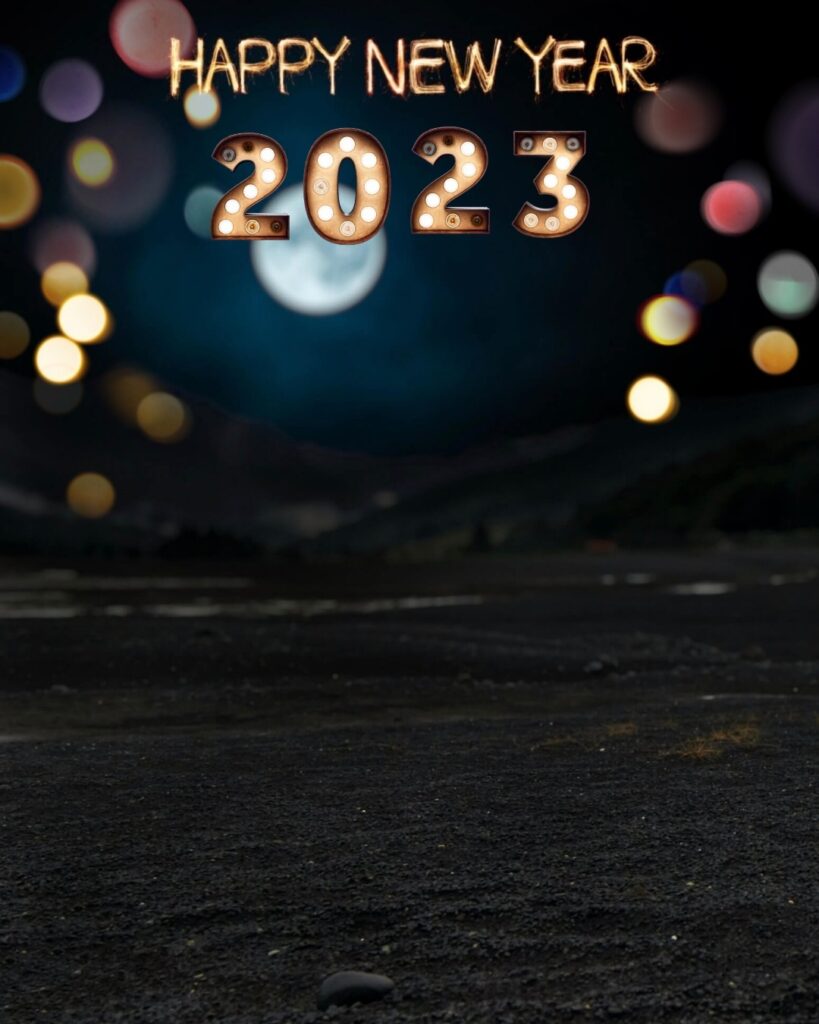 2023 happy new year editing background images