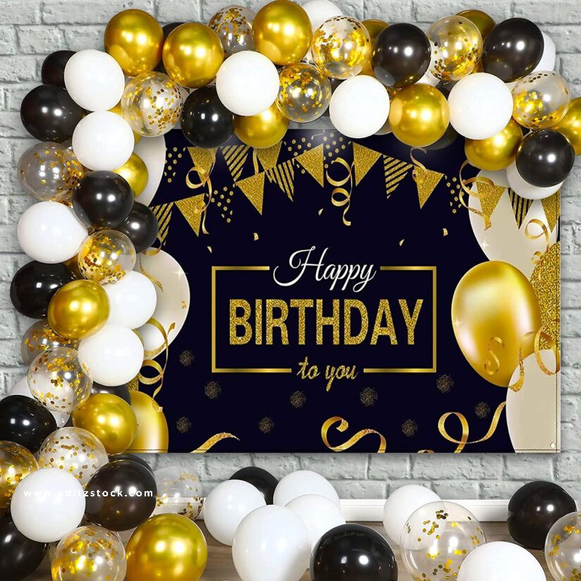 Birthday Balloon Editing Backgrounds