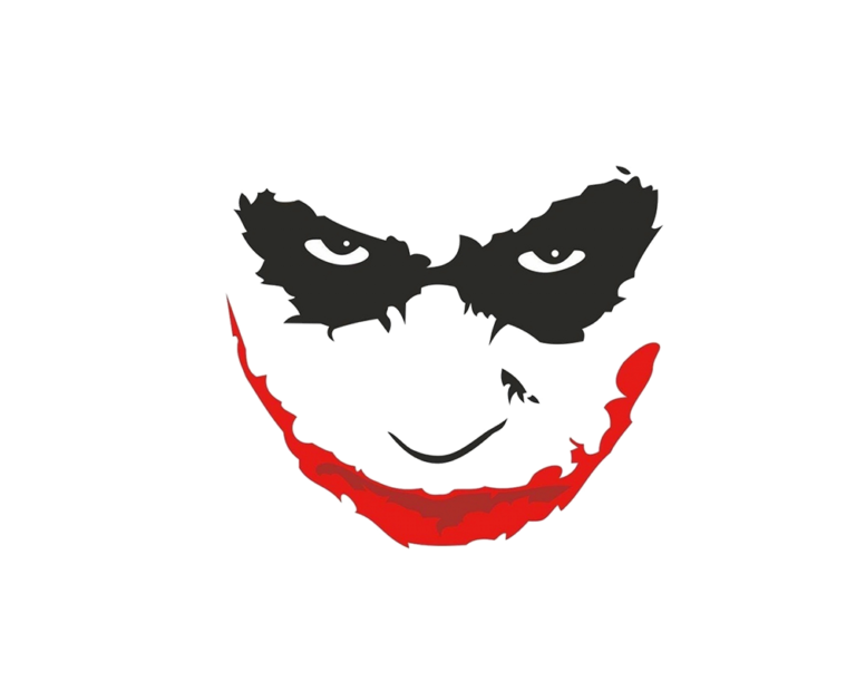 Joker face transparent png images