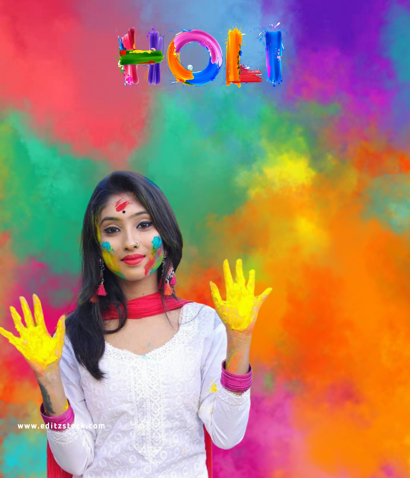 Free Holi Background Download