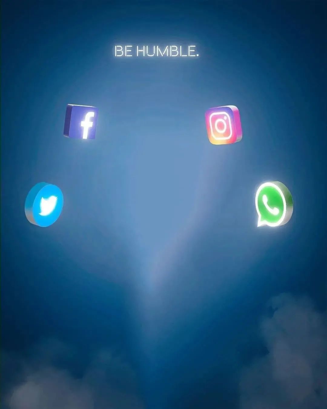 Be humble editing background