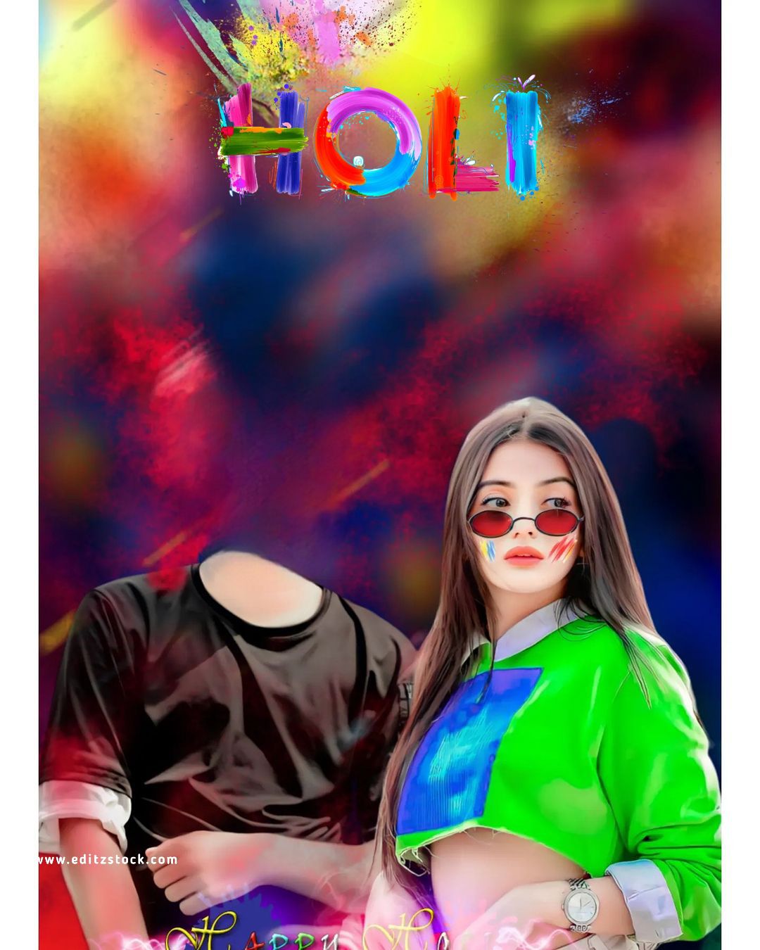 Holi Photo Editing Cb Background Hd