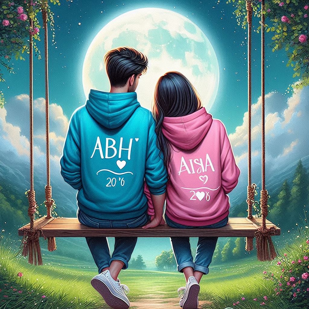 Swing Couple Name Ai Photo Editing Prompt 2024