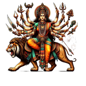 Maa Durga Png Image Free ai Download
