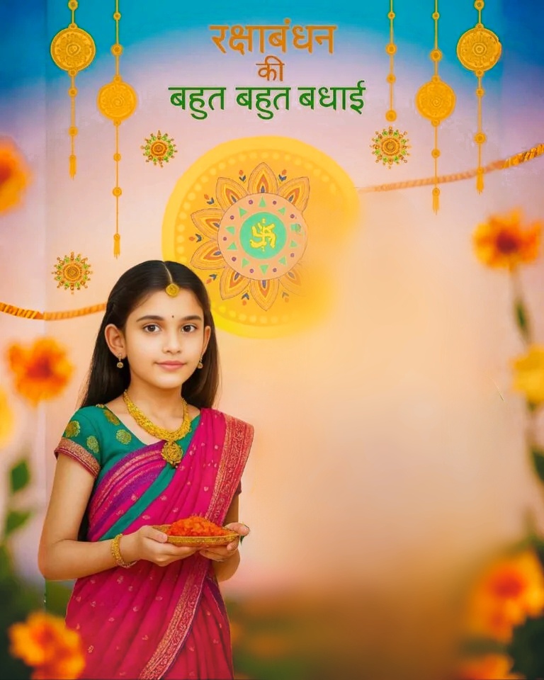 Happy raksha bandhan photo editing hd background