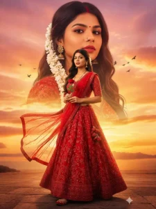 Google Gemini Double Exposure Girls Ai Photo Editing Prompts 2025