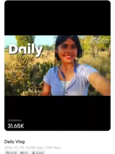 Daily-Mini-Vlog-Capcut-Template-Link
