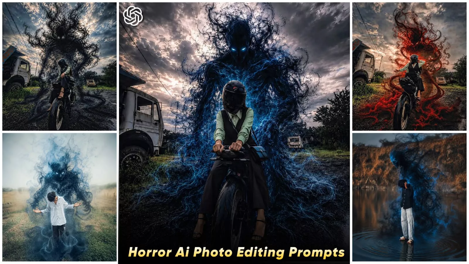 Horror Ghost Ai Phot Editing Prompts