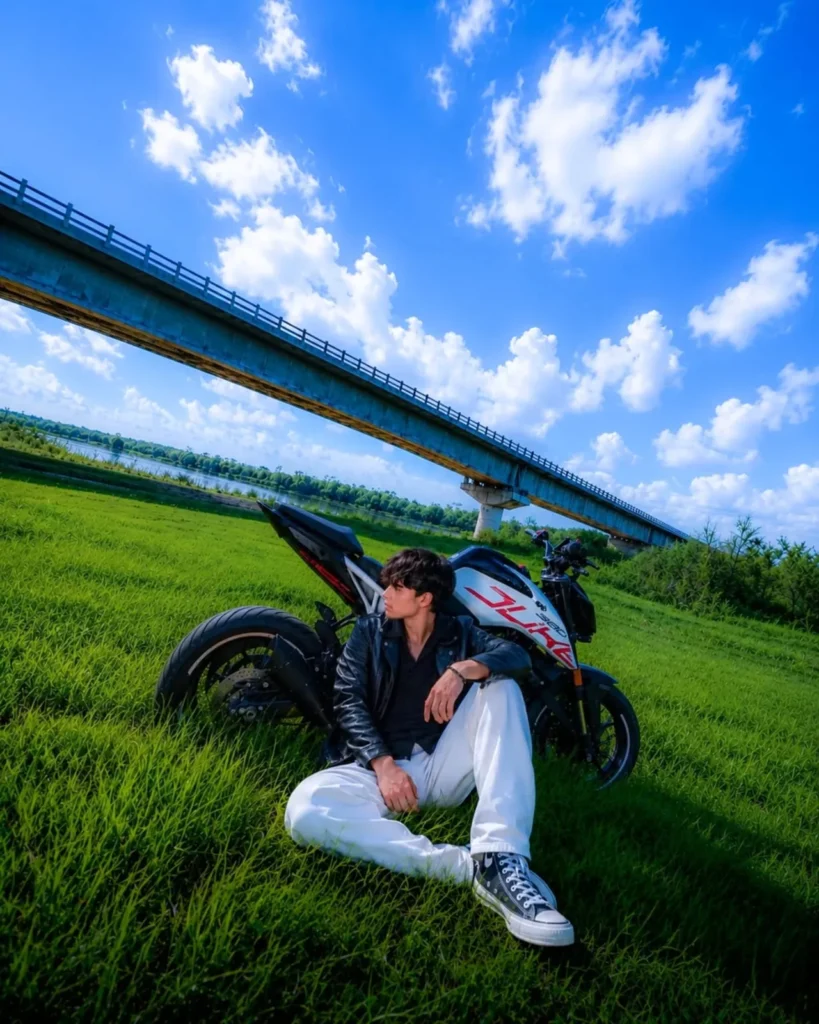 Instagram Viral Biker Ai photo Editing Prompt