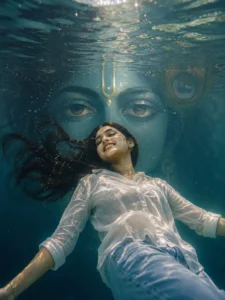 Underwater Ai photo Editing Prompts Krishna