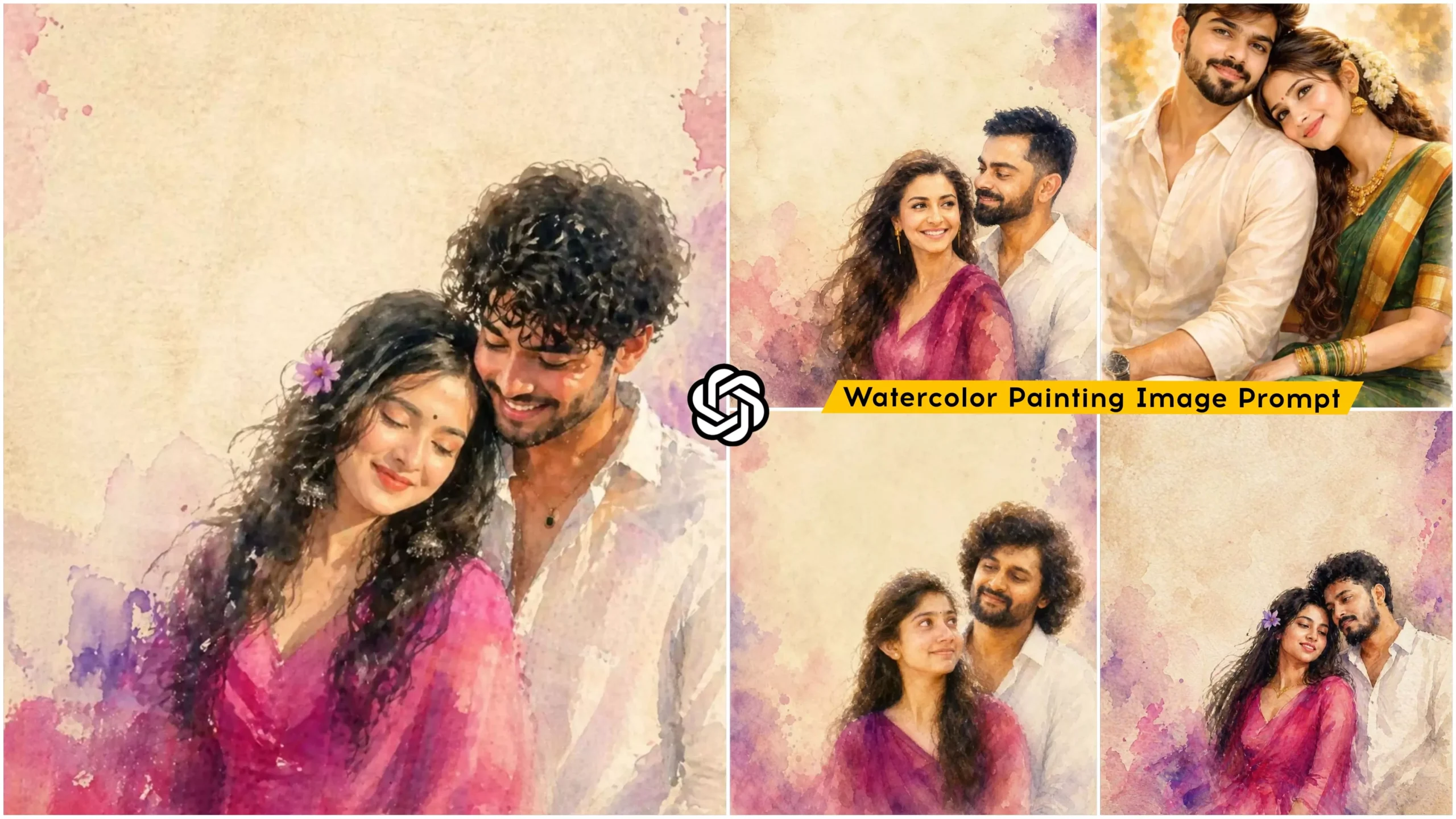 Watercolor Ai Photo Editing Prompts