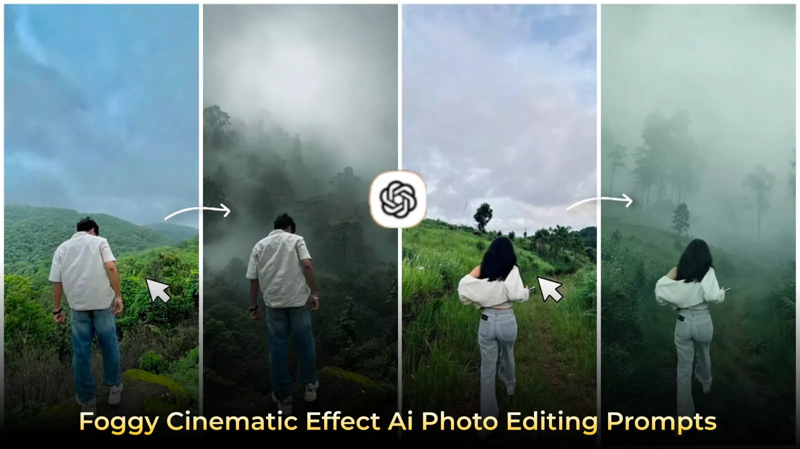 Foggy Cinematic Ai photo Editing Prompt