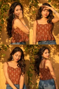 Girl 2X2 Grid Frame AI Photo Editing