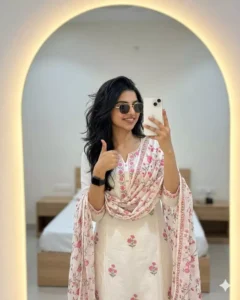 Girls Mirror Selfie Ai photo Editing Prompt
