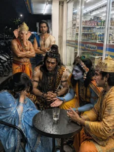 God Meeting Girl & Boy Ai photo Prompt Chatgpt