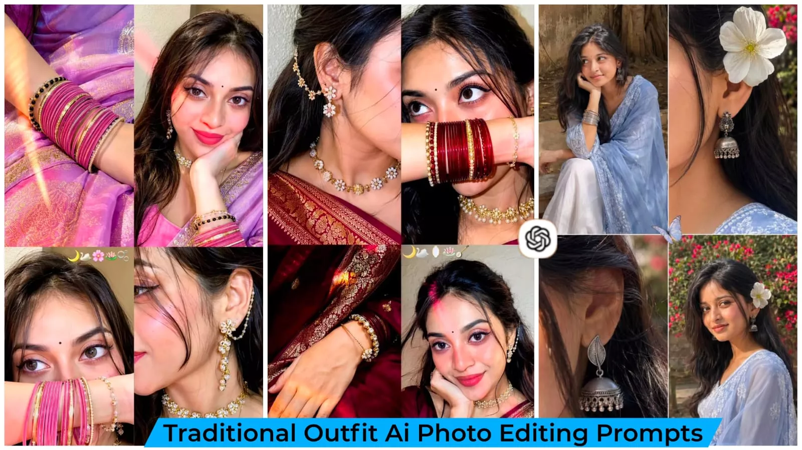 Girls Traditional Outfit Ai Photo Editing Prompts Chatgpt 2026