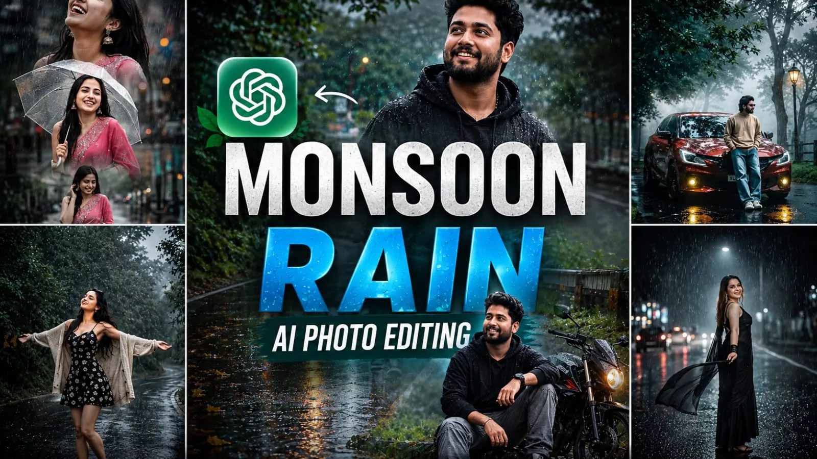Monsoon Seasion Ai Photo Editing Prompt