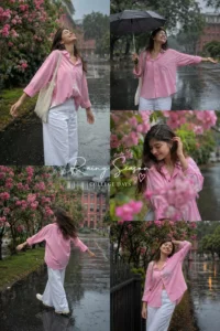Monsoon Seasion Collage Ai Photo Editing Prompt