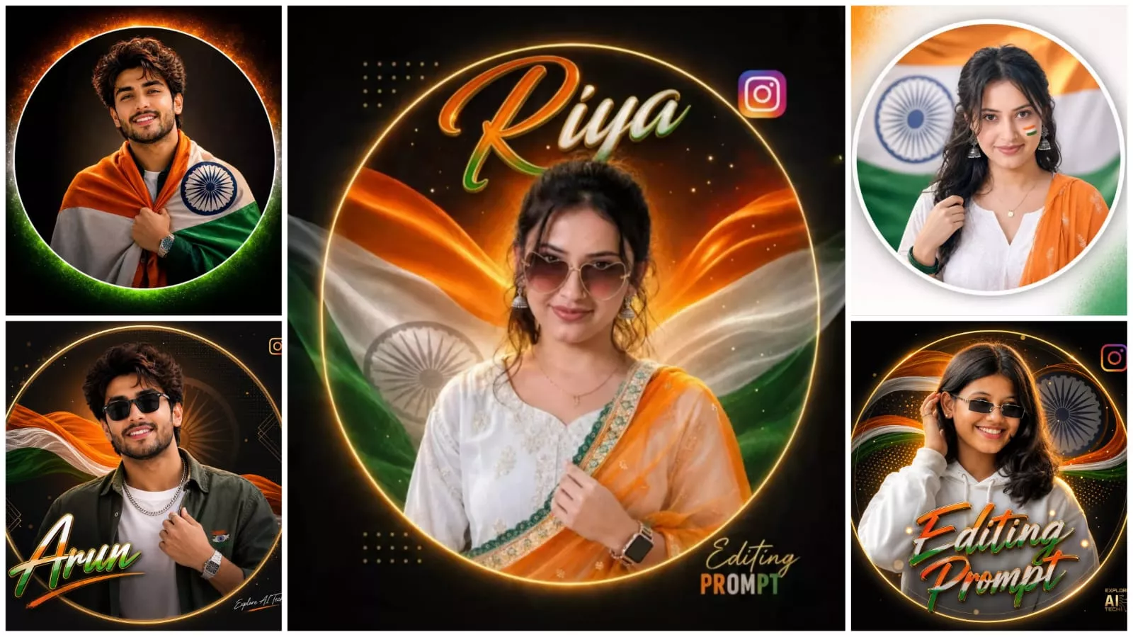 15 august Independence day Dp Ai Photo Editing Prompts Chatgpt
