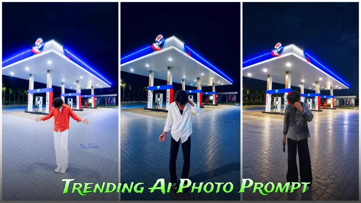 Trending Petrol Pump Ai Photo Editing prompts