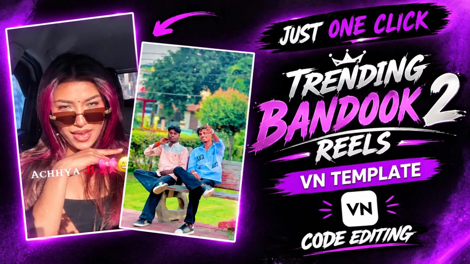 Trending Viral Bandook Song Reels Vn template code
